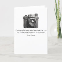 Fotografie ist die einzige Sprachgrüßkarte