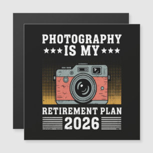 Fotografie ist mein Rentenplan 2026 Magnetkarte