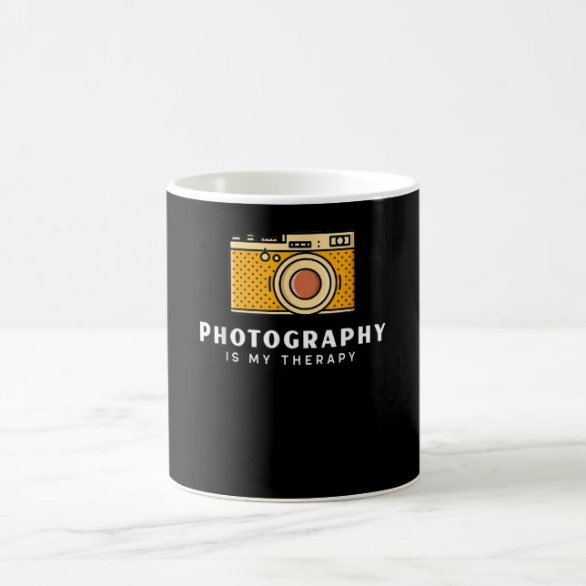 Fotografie ist meine Therapie Kaffeetasse (Mittel)