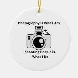 Fotografie ist Wer ich bin Keramik Ornament