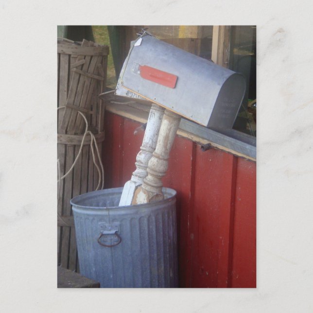Fotografie "Junk Mail" Postkarte (Vorderseite)