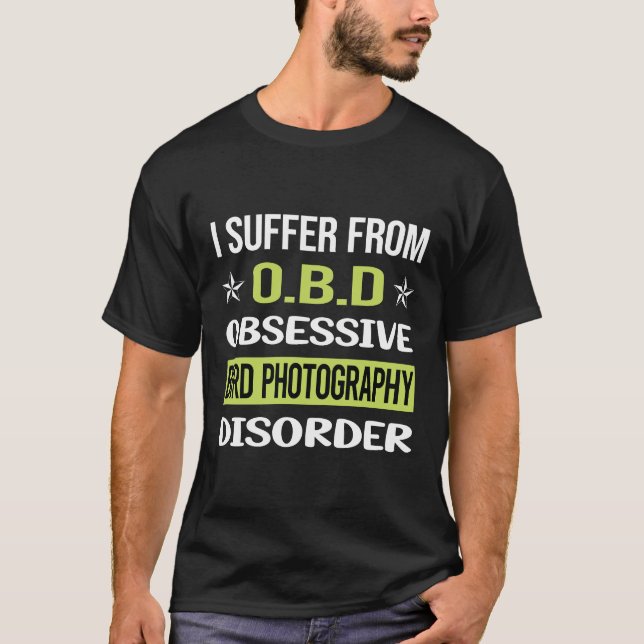 Fotografie-Kamera mit obsessive Liebe T-Shirt (Vorderseite)
