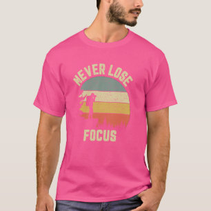 Fotografie-Kamera verliert Fokus nie T-Shirt