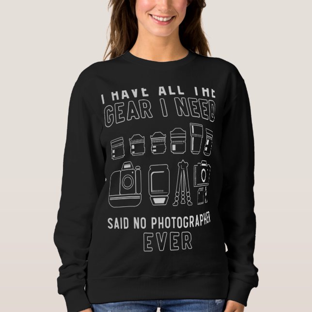 Fotografie-Kamerakamera Sweatshirt (Vorderseite)