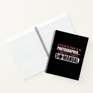 Fotografie - Kostenvoranschlag für manuelle Kamera Notizbuch