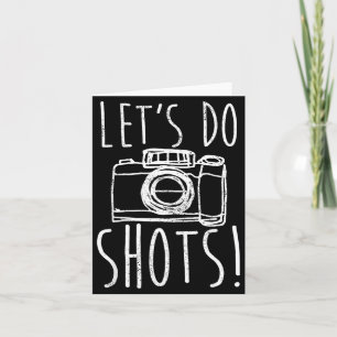 Fotografie, lass uns lustige Kamerafotos machen Karte