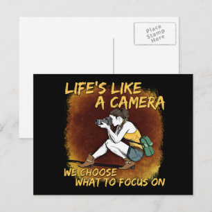 Fotografie - Leben wie ein Fotograf Postkarte