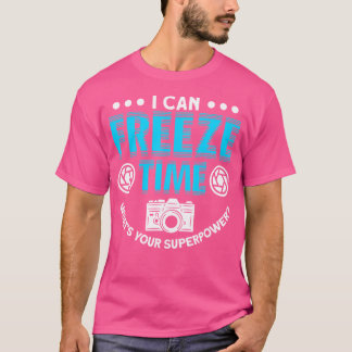 Fotografie-Liebhaber, der die Zeit einfriert T-Shirt