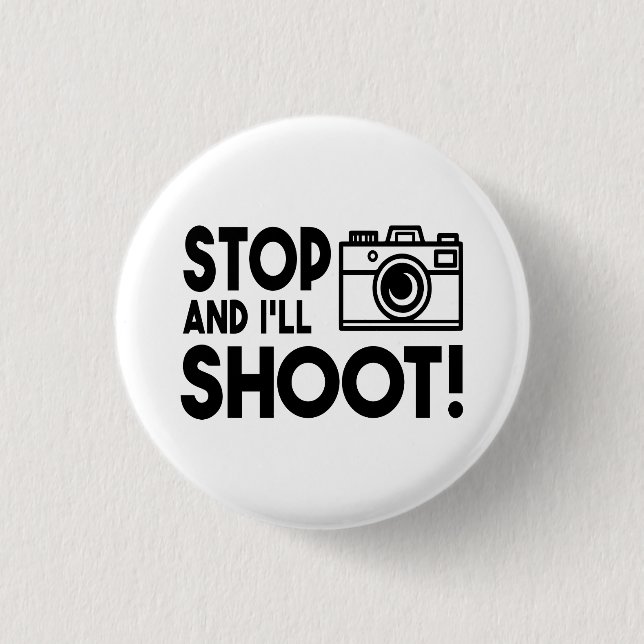 Fotografie Lover Wedding Fotograf Camera Geschenk Button (Vorderseite)