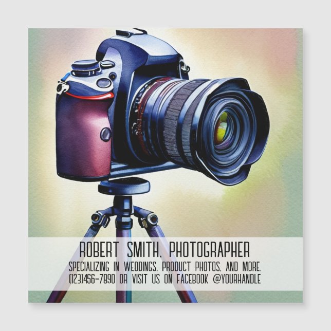 Fotografie Magnetkarte (Vorderseite)