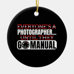 Fotografie - Manuelle Kameraeinstellungen Zitat Keramik Ornament