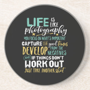 Fotografie mit Inspiration Getränkeuntersetzer