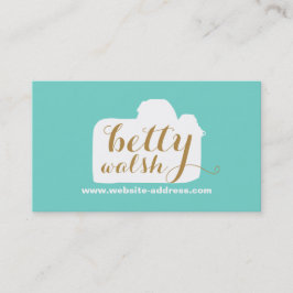 Fotografie mit niedlichen Fotografen Visitenkarte