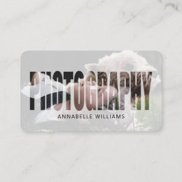 Fotografie Moderne Foto-Visitenkarte Visitenkarte