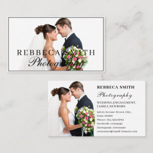 Fotografie Modernes Minimales Foto Weiß Visitenkarte