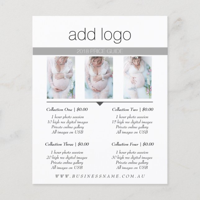 FOTOGRAFIE PREISLEITUNG LISTE SITZUNGSGEBÜHR FLYER (Vorne)