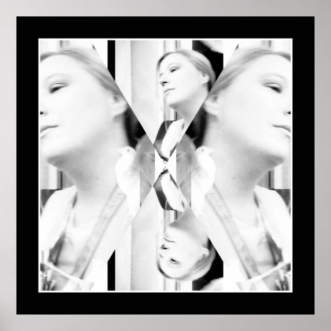 Fotografie schwarzweiß-Foto Fotokunst Poster (Vorne)