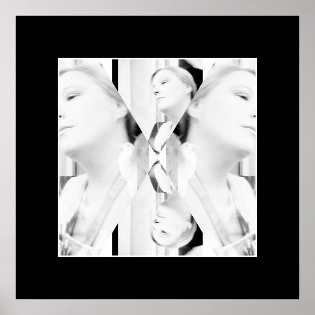 Fotografie schwarzweiß-Foto Fotokunst Poster (Vorne)