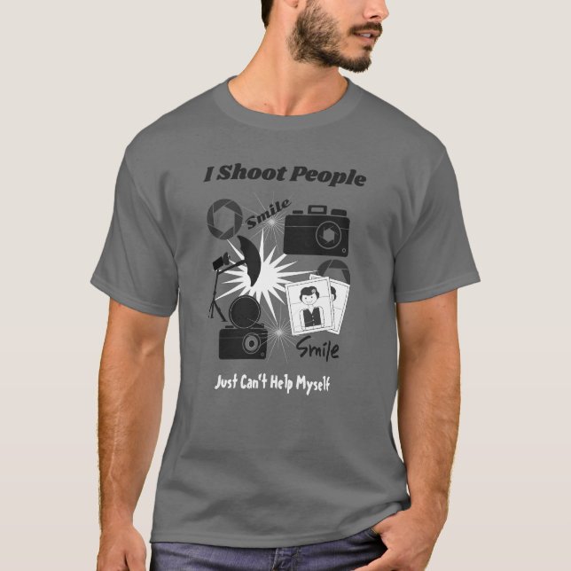 Fotografie Thema Spaß Fotografen T-Shirt (Vorderseite)