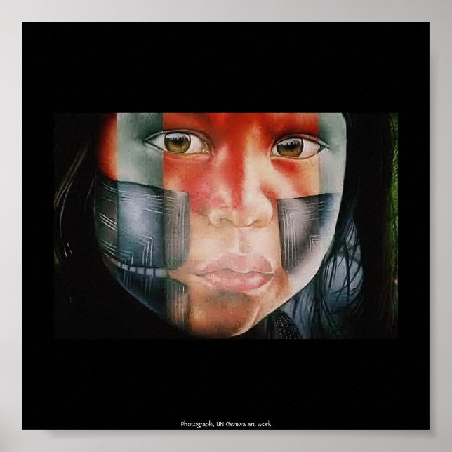 Fotografie, UN-Kunstwerk Poster (Vorne)