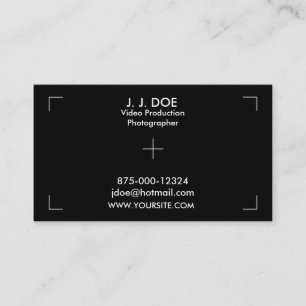 Fotografie-Video-Produktion Visitenkarte
