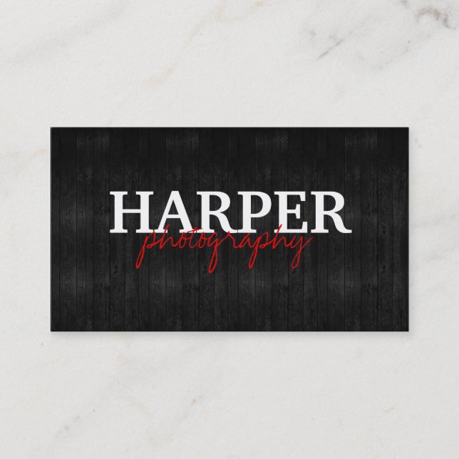 Fotografie Visitenkarte (Vorderseite)