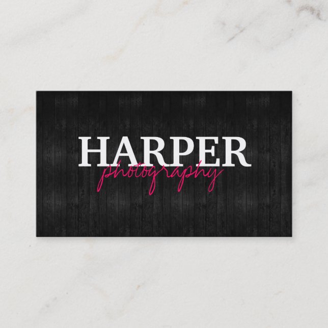 Fotografie Visitenkarte (Vorderseite)