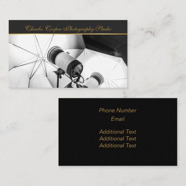 Fotografie Visitenkarte (Vorne/Hinten)