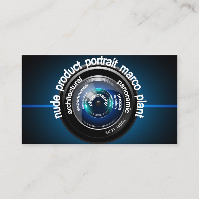 Fotografie Visitenkarte (Vorderseite)