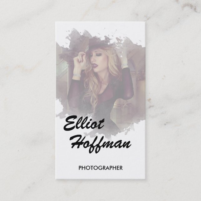 Fotografie-Visitenkarte Visitenkarte (Vorderseite)