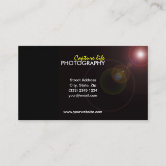 Fotografie-Visitenkarte Visitenkarte