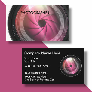 Fotografie-Visitenkarten Visitenkarte