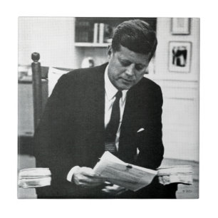 Fotografie von John F. Kennedy 2 Fliese