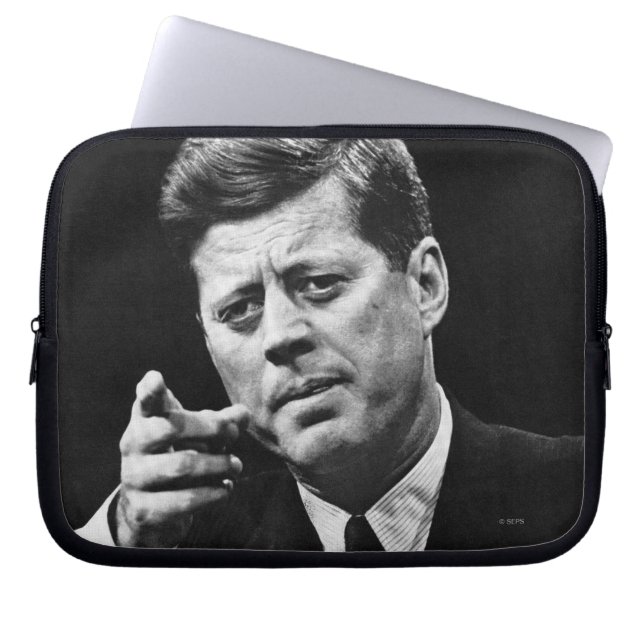 Fotografie von John F. Kennedy 3 Laptopschutzhülle (Vorderseite)