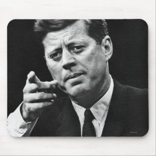 Fotografie von John F. Kennedy 3 Mousepad