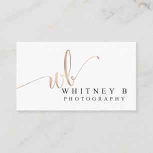 Fotografie Whitneys B Visitenkarte