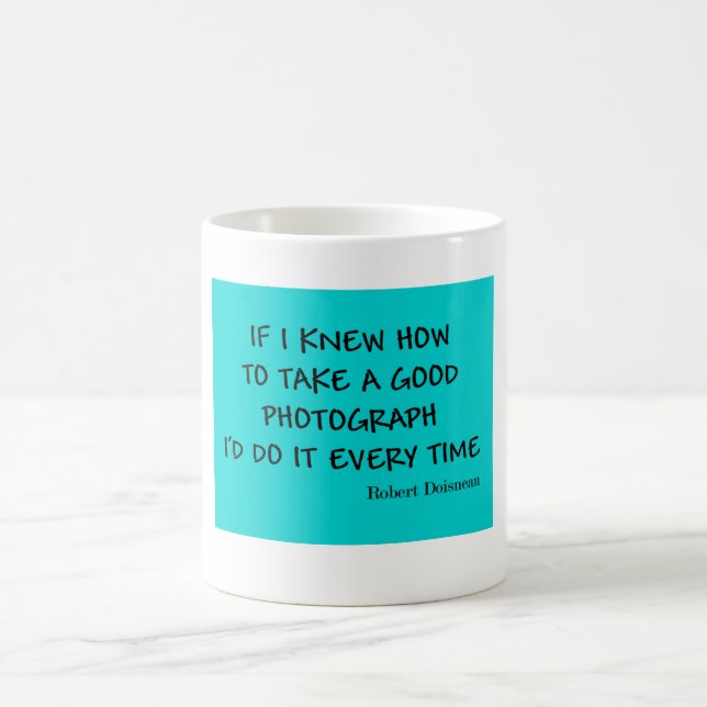 Fotografie zitiert Tasse (Mittel)