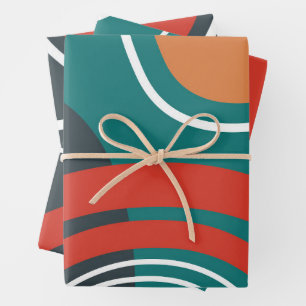 Fotografien von Sonne und Regenbogen Geschenkpapier Set