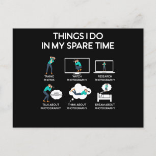 Fotografieren von Dingen, die ich in meiner Freize Postkarte