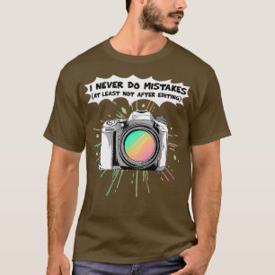 Fotografietag Kameramann Kamera Fotograf T-Shirt