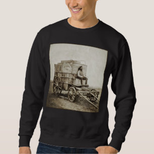 Fotografiewagen von Roger Fenton Photo-Realismus Sweatshirt