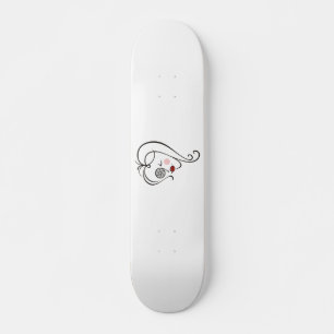 Fotografin Skateboard
