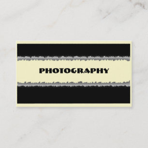 Fotografisch beige, schwarz zerkleinerte benutzerd visitenkarte