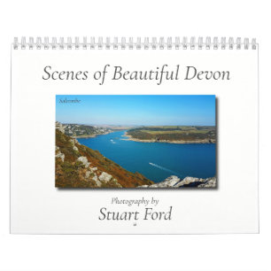 Fotografische Szenen von Beautiful Devon, England Kalender
