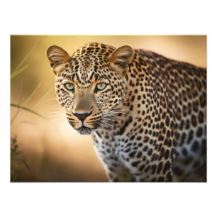 Fotografischer Druckleopard Fotodruck