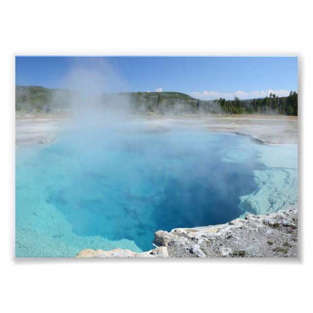 Fotografischer Print-Yellowstone Hot Spring Fotodruck (Vorne)