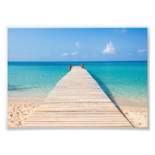 Fotografisches Print-Tropical Beach Foto Print (Vorne)
