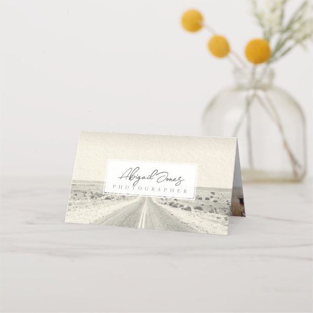 Fotografy Graphic Designer Media Business Terminkarte (Vorderseite)