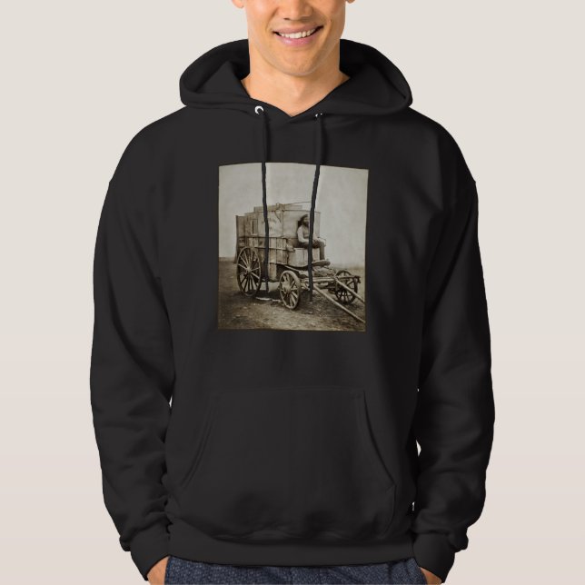Fotografy Wagon Roger Fenton Foto Realism Hoodie (Vorderseite)