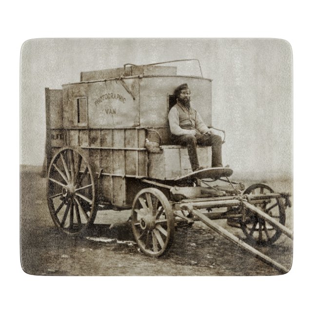Fotografy Wagon Roger Fenton Foto Realism Schneidebrett (Vorderseite)